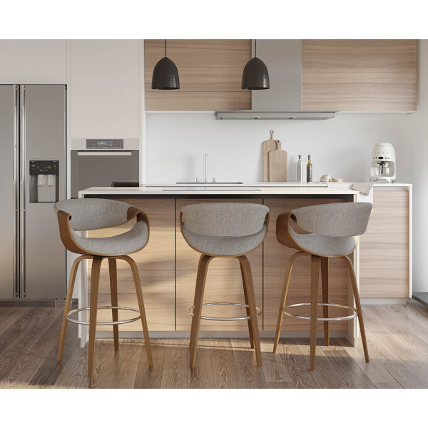 Foundstone™ Bombay Swivel Stool & Reviews Wayfair